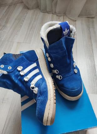 Adidas profonderence woman 23.5 cm синий с белым состоянием новых, баскетбольные кроссовки6 фото