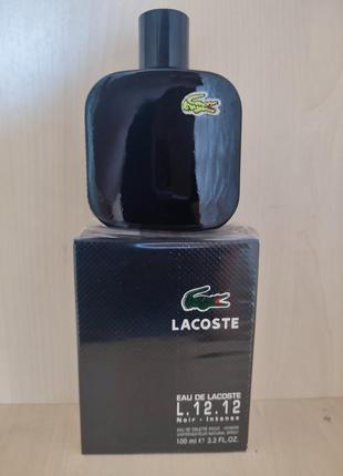 Парфумована вода чоловічі вода lacoste eau de lacoste l.12.12 noir intense2 фото