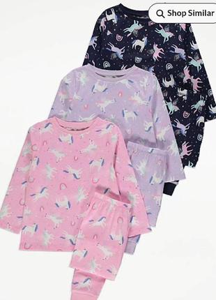 Тонкие пижамки джордж для девочек1 фото