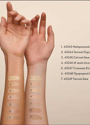 Сяюча тональна основа giordani gold spf 25 30мл4 фото