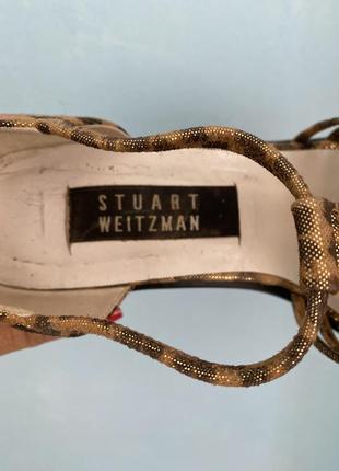 Туфли stuart weitzman 38 37,5 оригинал кожа натуральная3 фото