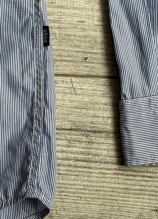 Сорочка\рубашка hugo boss lorenzo regular fit striped shirt4 фото