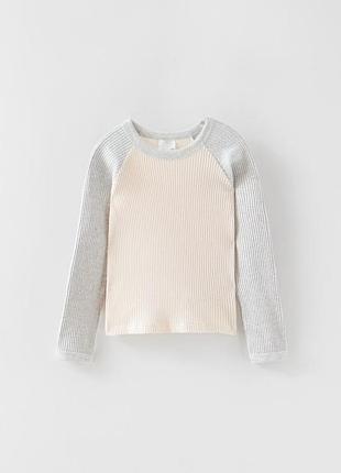 Реглан в рубчик zara