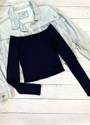 Коттоновый топ в рубчик