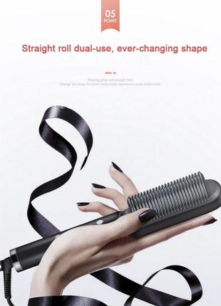 Расческа выпрямитель fast hair straightener hqt-909b