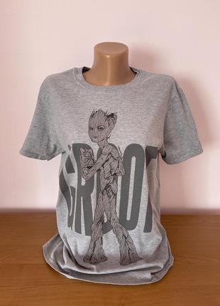Сіра футболка грут, месники, розмір s, m, l,1 фото