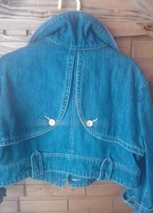 Джинсовый укороченный пиджак 1955vintage3 фото