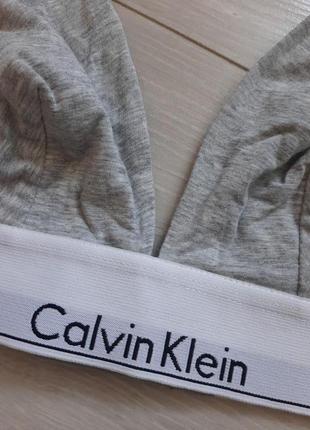 Коттоновый бюзгальтер calvin klein3 фото