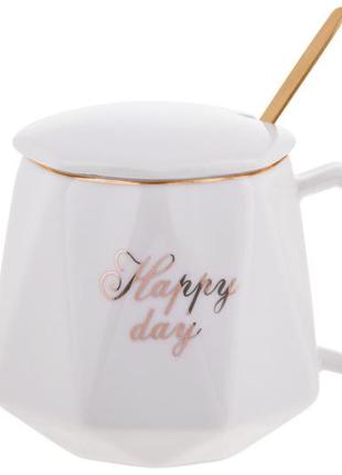 Кружка заварювальний bona di happy day 984-203 420 мл білий