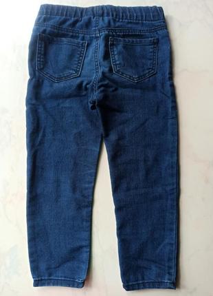 Джеггінси джинси темно-сині штани oshkosh carter's 4t3 фото