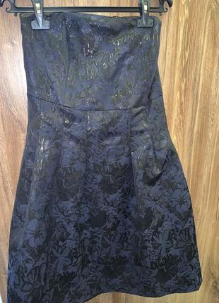 Платье h&m jacquard-weave bandeau dress2 фото