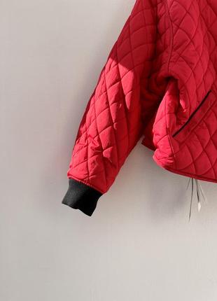 Куртка air jordan essentials flight jacket black/red8 фото