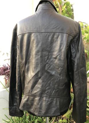 Шкіряна куртка leathertex  (131-601)3 фото