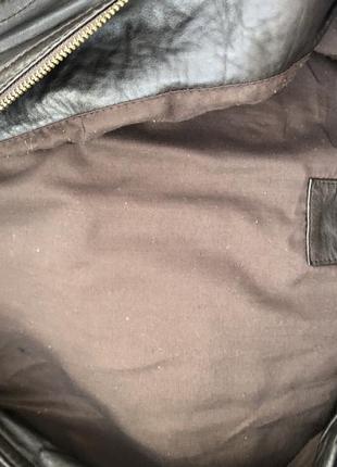 Шкіряна куртка leathertex  (131-601)5 фото