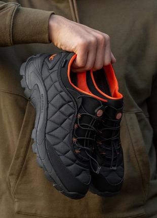 Зимние кроссовки merrell ice cap Zen moc 2 black orange 41-42-43-44-45-46