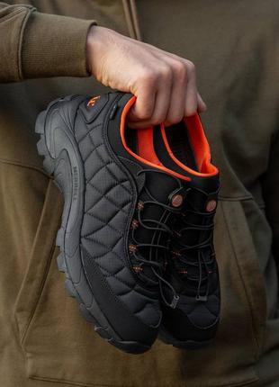 Зимние кроссовки merrell ice cap moc 2 black orange 41-42-43-44-45-46