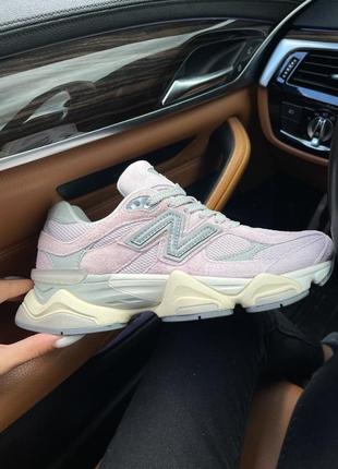 Кроссовки new balance 9060 grey pink5 фото