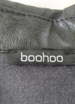 Черная рубашка boohoo итальялия3 фото