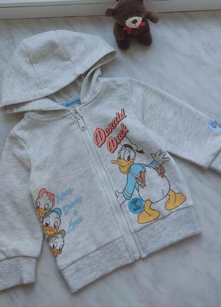 Кофта толстовка на девочку на мальчика размер  74 на 6-9 мес