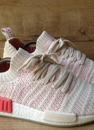 Кроссовки adidas nmd r1 stlt primeknit beige