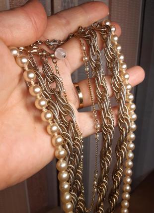 Ожерелье чокер колье napier, многорядное американский винтаж2 фото