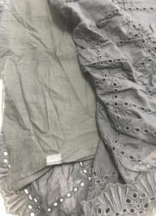 Класна туніка блуза міні сукня в прошву4 фото