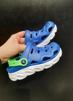 Крокси шлтопанці дитячі skechers hypno-splash razder 402000l bllm оригінал