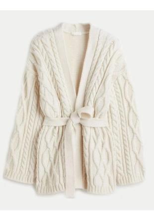 Кардиган h&m новий з біркою (молочний колір)