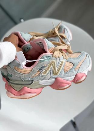 Кросівки new balance 9060 joe freshgoods inside voices baby shower blue4 фото