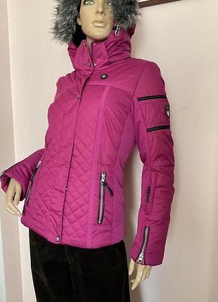 Теплая спортивная розовая курточка с капюшоном/s/ brend icereak