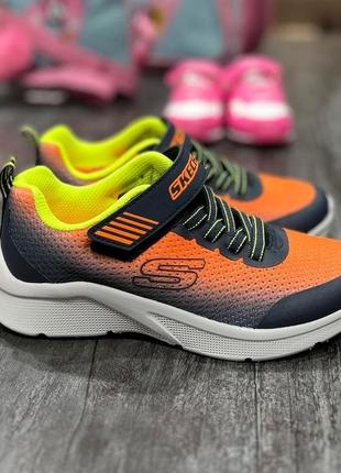 Кроссовки на мальчика skechers оригинал 403826l ornv