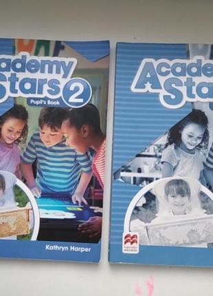 Книга підручник academy stars 2 pupils book workbook