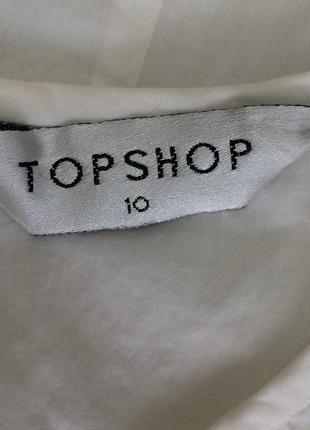 Котонова блуза topshop, р.87 фото