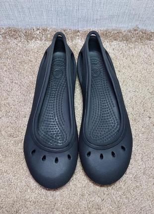 Сандалии, закрытые босоножки, балетки crocs. размер j1, наш 31-32, стелька 20 см.2 фото