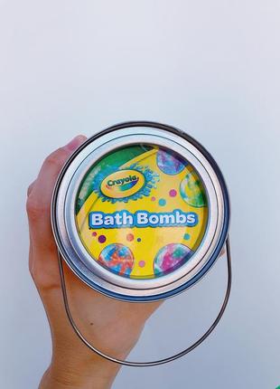 Crayola bath bombs, бомбочки для ванни, 8 шт., крайола, шипучки3 фото