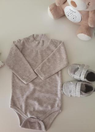 Боди на 3 месяца велюр новый