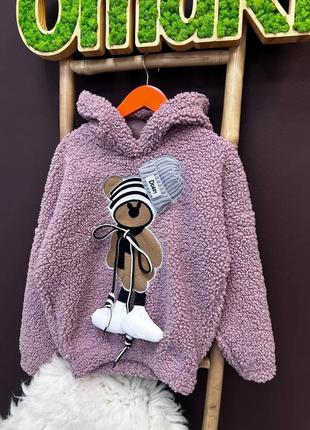 Худі для дівчинки барашек на трикотажній основі