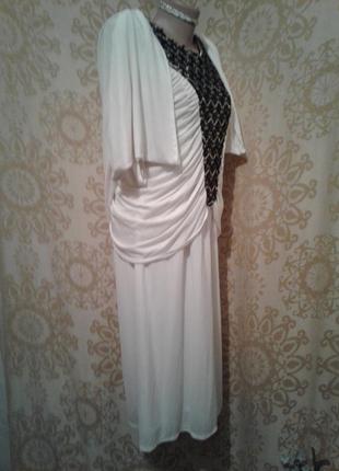 Актуальне біле плаття для будь-якого торжества,м - xl.2 фото