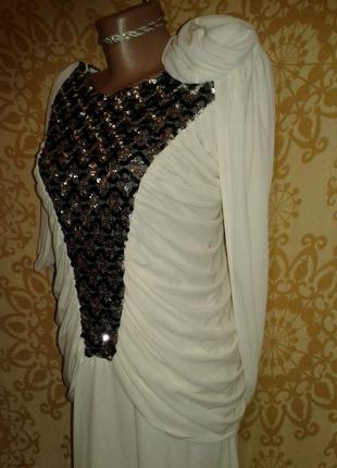 Актуальне біле плаття для будь-якого торжества,м - xl.4 фото