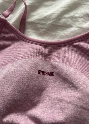 Gymshark розовый спортивный топ5 фото