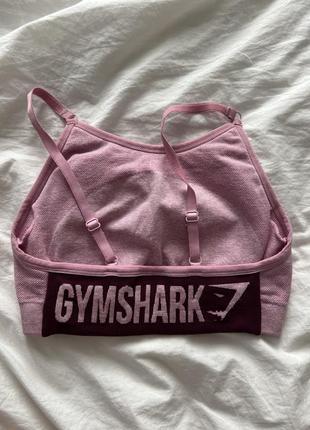 Gymshark розовый спортивный топ2 фото