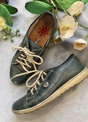 Кожаные туфли в стиле zara boohoo3 фото