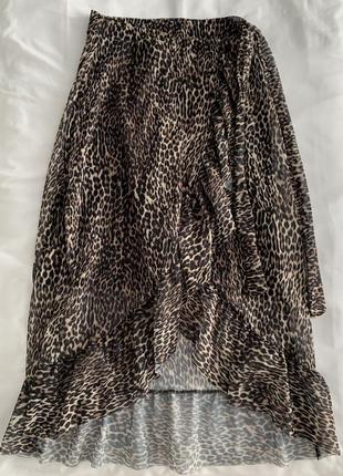Длинная юбка с ягуаровым принтом 🐆
