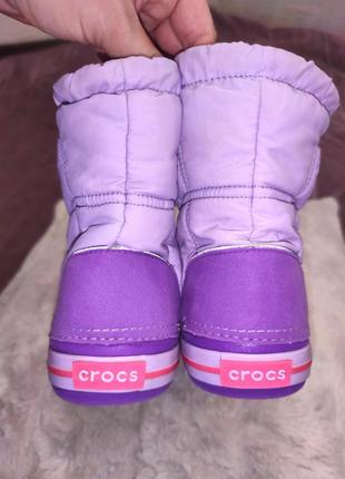 Сапоги crocs kids crocband лавандовый, с13, р. 30, ст. 19 см8 фото