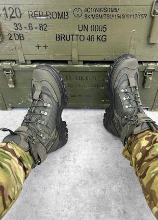 🔴 зимние утепленные тактические мужские ботинки ботинки хаки хаки берцы берцы ежевики8 фото