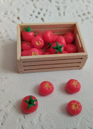 Кукольная миниатюра аксессуары для кукол барби, лол еда, напитки, посуда в кукольный домик помидоры v.j.v.