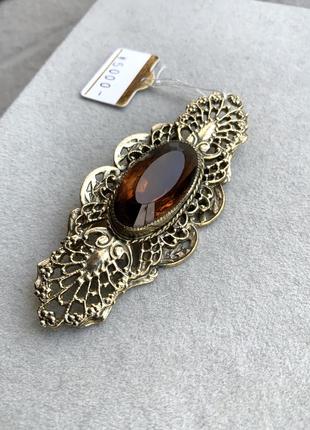 Брошь япония стекло