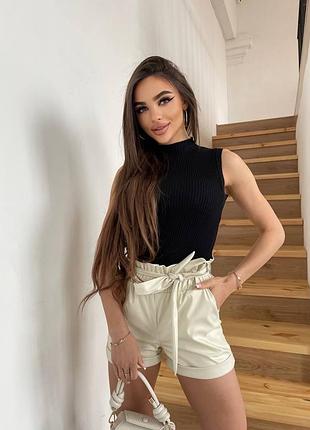 Шкіряні шорти 3