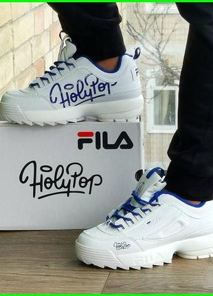 Кроссовки fila white disruptor
