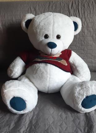 Мягкая игрушка белый медведь1 фото